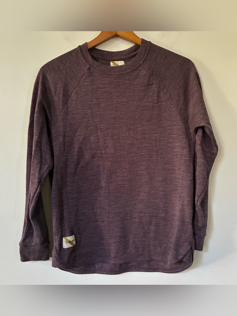 Tracksmith Merino Wool Downeaster Crew FLAW